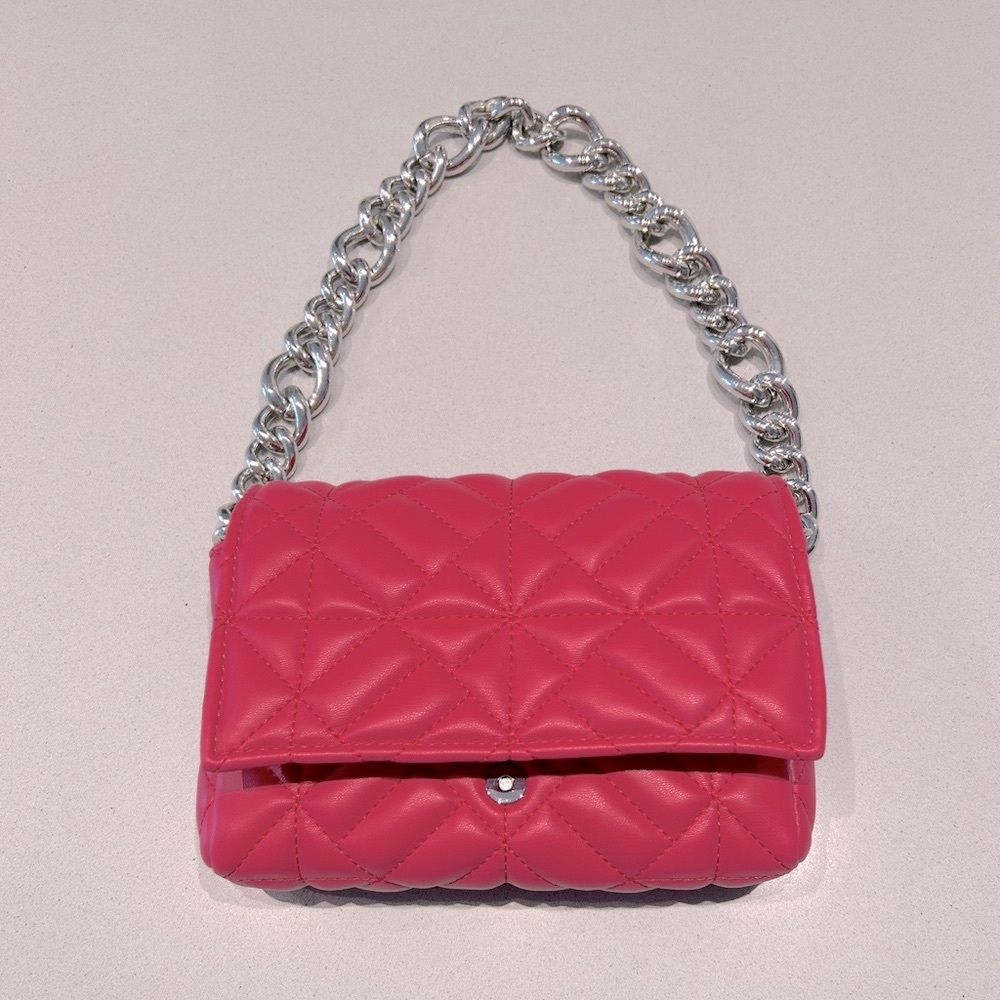ZARA Hot Pink Fuchsia Purse